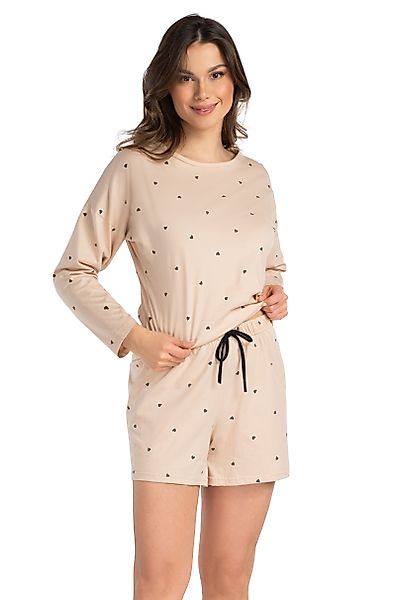 Mademoiselle Sommeil Shorty Schlafanzug aus Baumwolle günstig online kaufen