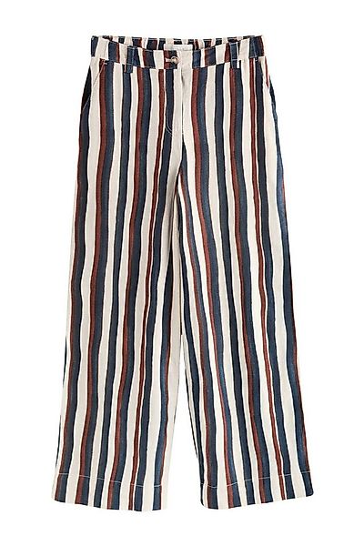 Next Palazzohose Hose mit weitem Bein aus Leinenmischung, Kurzgröße (1-tlg) günstig online kaufen