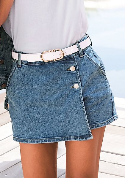 Buffalo Hosenrock, Jeansshorts im Hosenrock-Stil, modisch günstig online kaufen