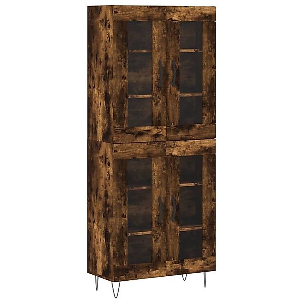 vidaXL Highboard Räuchereiche 69,5x34x180 cm Holzwerkstoff 3198310 günstig online kaufen