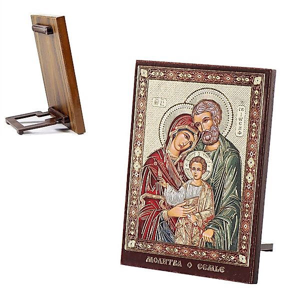 NKlaus Bild Ikone Heilige Familie Holz günstig online kaufen