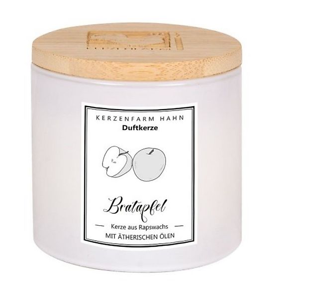 Kerzenfarm Hahn Formkerze Duftkerze Trendglas - Bratapfel günstig online kaufen