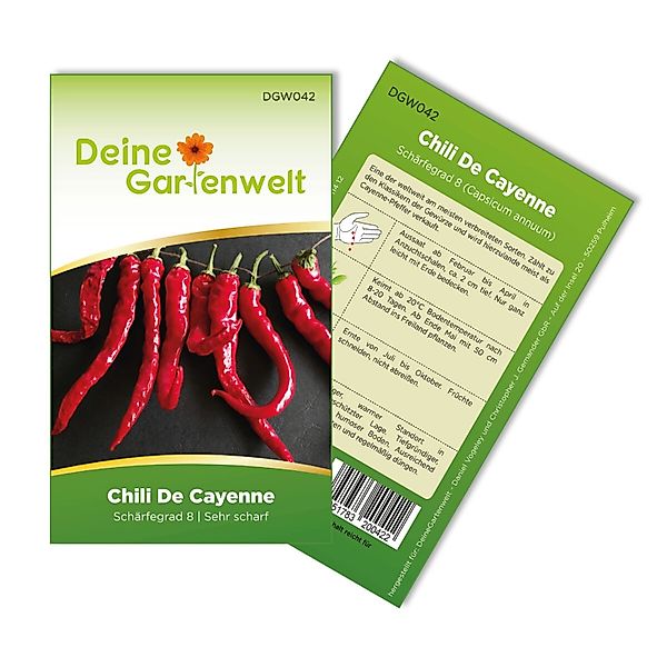 Deine Gartenwelt Chili De Cayenne Samen günstig online kaufen
