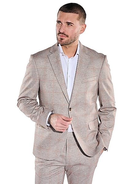 emilio adani Anzugsakko Herren Sakko mit dezentem Karo, Beige günstig online kaufen