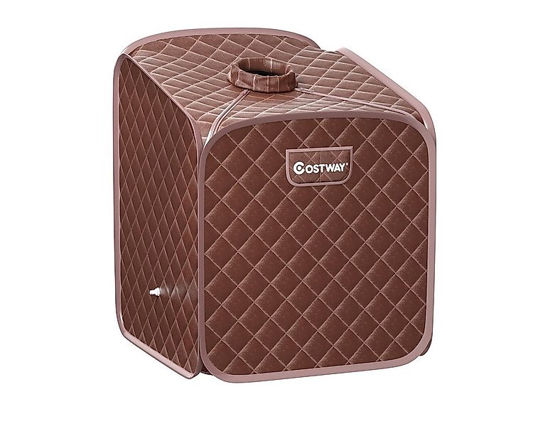 COSTWAY Sauna 2L Dampfsauna, 1000W, mit Sitz günstig online kaufen