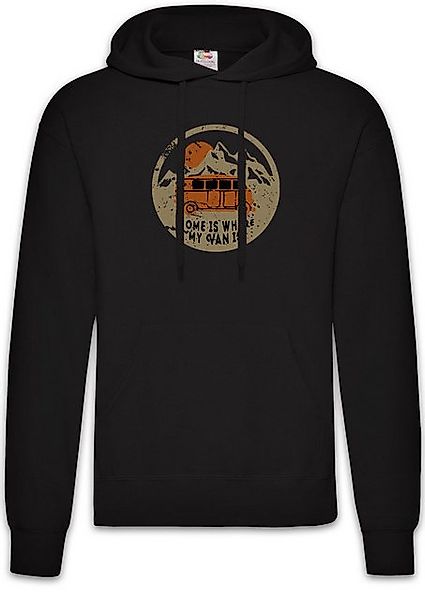 Urban Backwoods Hoodie Home Is Where My Van Is Herren Hoodie Campen Camping günstig online kaufen