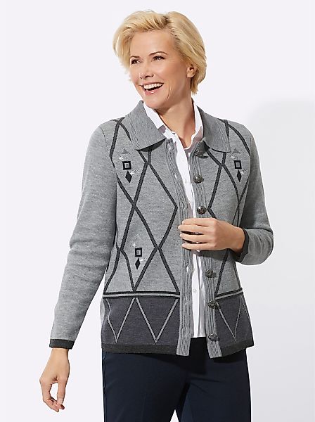 Witt Strickjacke Jacquardstrickjacke günstig online kaufen