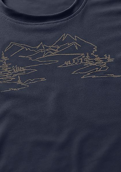 Maier Sports T-Shirt "Wilma Print" Damen Funktionsshirt, Freizeitshirt mit günstig online kaufen