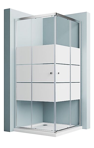 Hopibath Eckdusche Duschkabine 80x100 100x80 Eckeinstieg günstig online kaufen