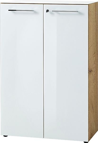 GERMANIA Aktenschrank »GW-Monteria«, (in 2 Höhen), Türen mit Glas-Auflage, günstig online kaufen