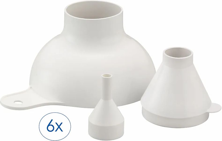 Ruco Trichter "6- teiliges Set in 3 Größen" Trichter, Pulvertrichter, Trich günstig online kaufen