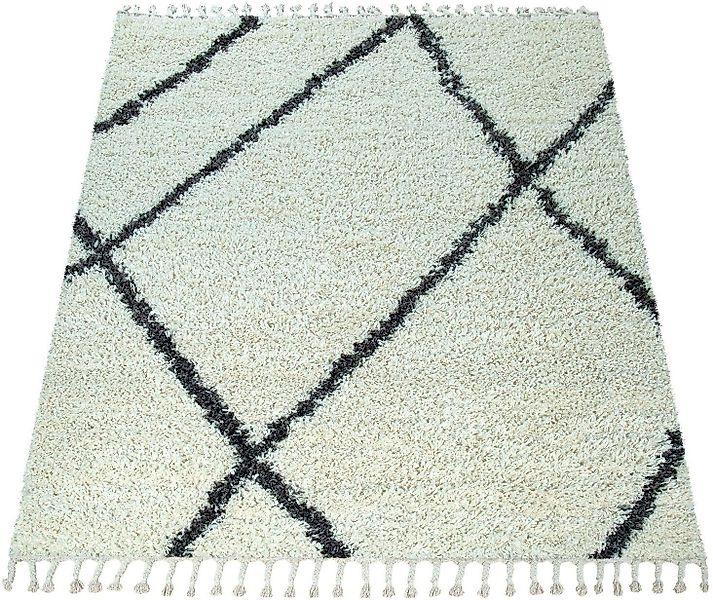 Paco Home Hochflor-Teppich »Helsinki 531«, rechteckig, 45 mm Höhe, weicher günstig online kaufen