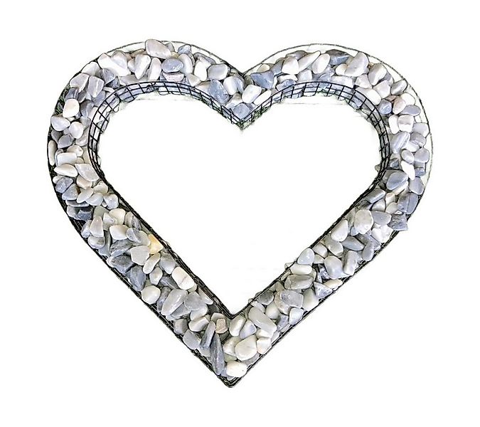 Gartenwelt Riegelsberger Gartenfigur Herz Gitter Grabschmuck Gartendekorati günstig online kaufen