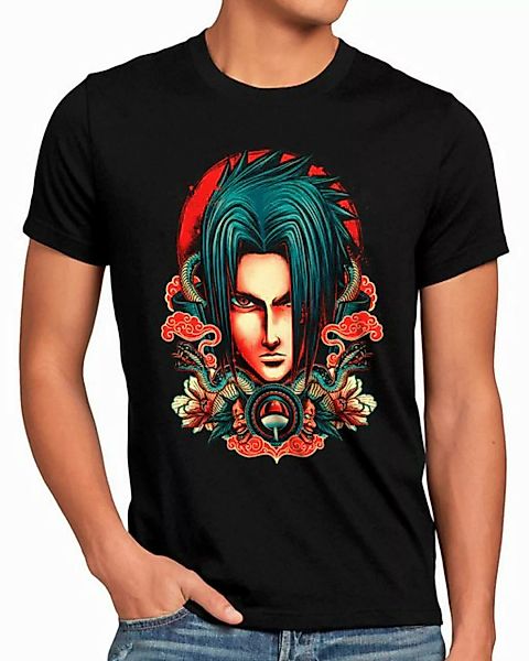 style3 T-Shirt Cursed Sasuke kakashi sasuke shikamaru naruto anime manga co günstig online kaufen