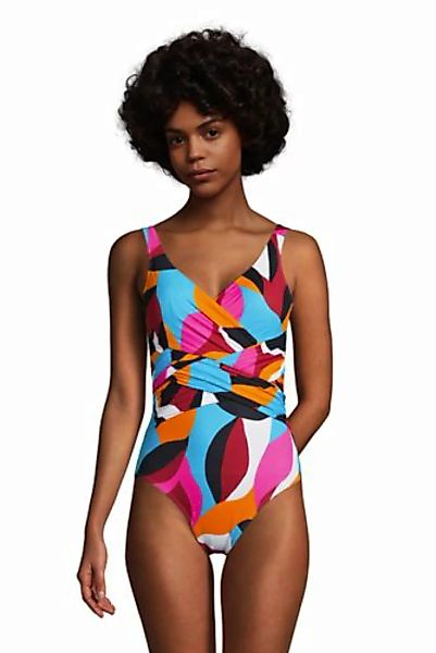 Shape-Badeanzug mit Soft Cups Ombré SLENDER, Damen, Größe: XL Normal, Schwa günstig online kaufen