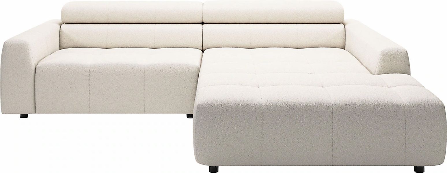 3C Candy Ecksofa "Denver auch mit Cord- und Easy care-Bezug, Kopfteilverste günstig online kaufen