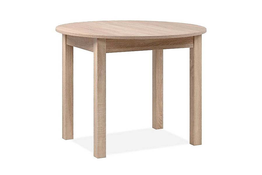 freiraum Esstisch Coburg, in Sonoma Eiche - 100x76x100cm (BxHxT) günstig online kaufen