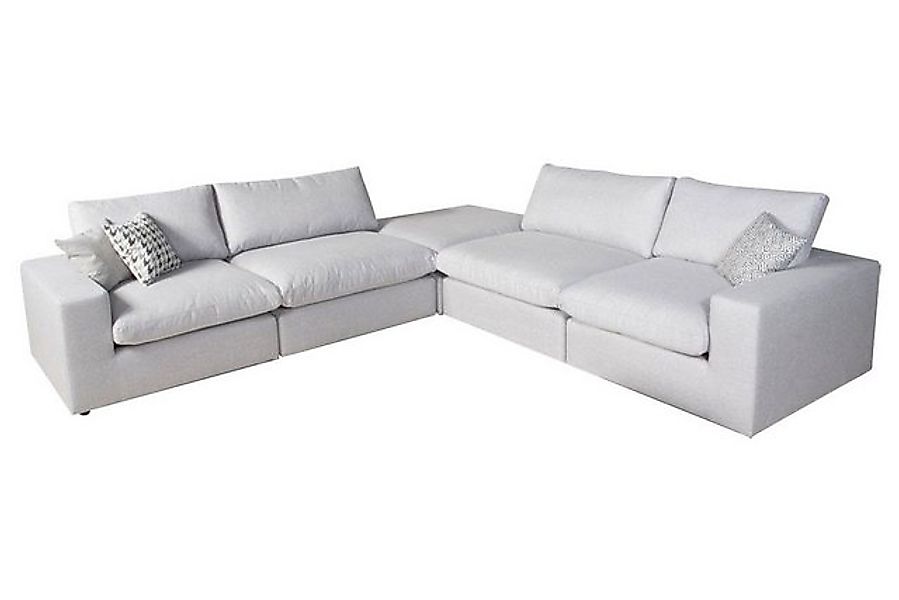 JVmoebel Ecksofa Ecksofa Sofa Wohnlandschaft Couch Polster Stoff Design, Ma günstig online kaufen