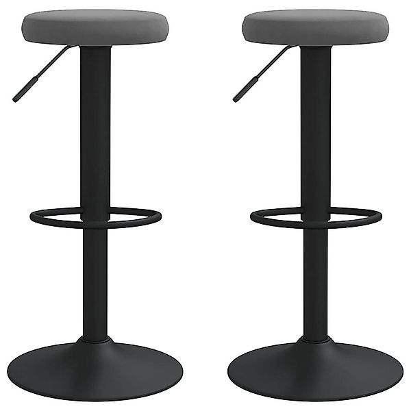 vidaXL Barhocker Barhocker 2 Stk. Dunkelgrau günstig online kaufen