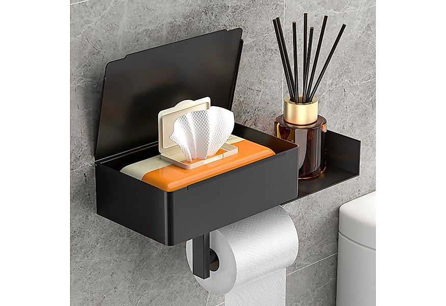 DAKYAM Toilettenpapierhalter Edelstahl Toilettenpapierhalter selbstklebend günstig online kaufen