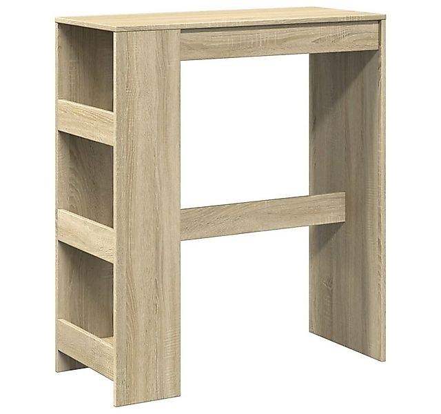 vidaXL Esstisch Bartisch mit Regal Sonoma-Eiche 90x40x103,5 cm Holzwerkstof günstig online kaufen