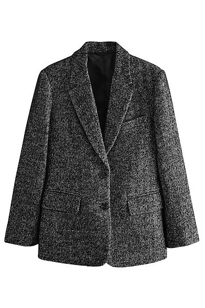 Next Jackenblazer N. Premium Blazer mit Fischgrätmuster (1-tlg) günstig online kaufen