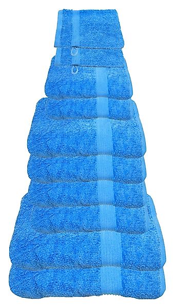 Julie Julsen Handtücher 10-Handtücher-Himmelblau, Baumwolle (10-St) günstig online kaufen