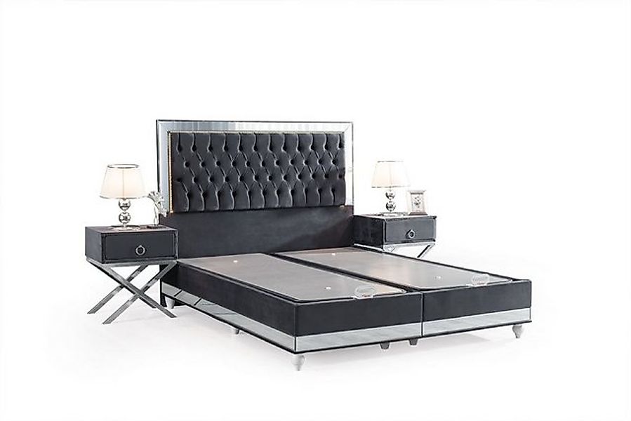 Villa Möbel Boxspringbett ELEGANCE (Bett Set, Bettset), Bettkasten mit XXL günstig online kaufen