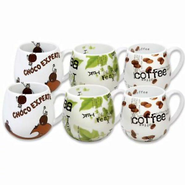Könitz Choco-Tea-Coffee -6er Set Kuschelbecher braun günstig online kaufen