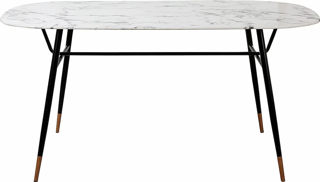Möbilia Esstisch "Alannah" Tischplatte in Marmoroptik günstig online kaufen