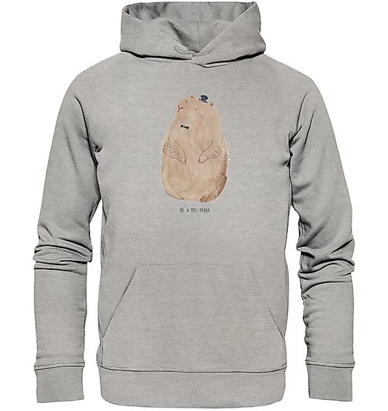 Mr. & Mrs. Panda Hoodie Murmeltier Größe M - Heather Grey - Geschenk, Knigg günstig online kaufen