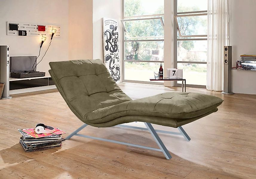 W.SCHILLIG Relaxliege »daily dreams«, in Waffelkissen-Optik, wahlweise mit günstig online kaufen