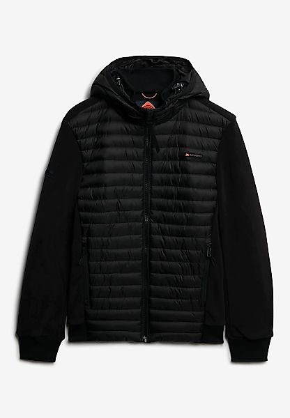Superdry Steppjacke "HOOD STORM FLEECE HYBRID JKT", mit Kapuze günstig online kaufen