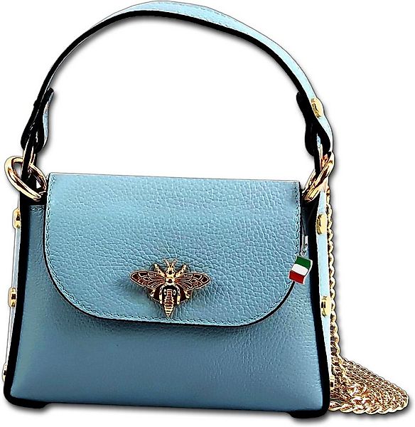 FLORENCE Umhängetasche hellblau Florence Tasche Leder (Umhängetasche, Umhän günstig online kaufen
