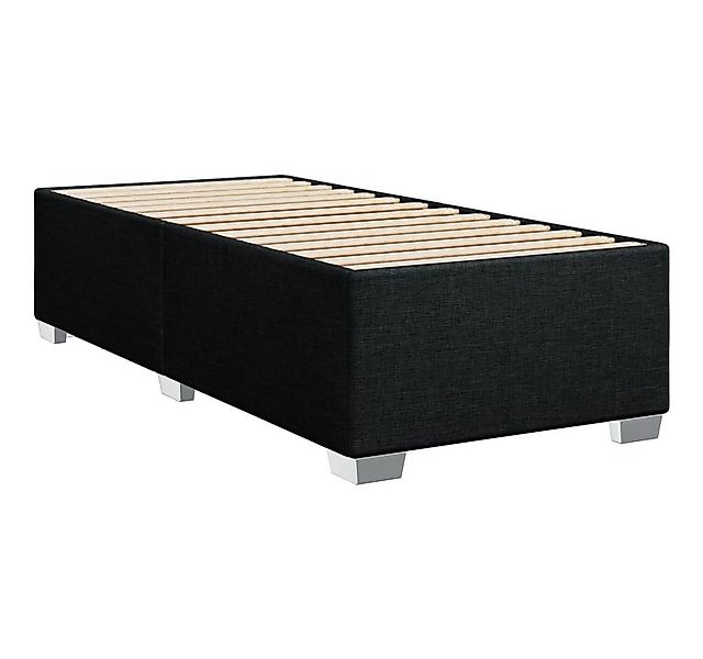 vidaXL Bett Bettgestell ohne Matratze Schwarz 90x190 cm Stoff günstig online kaufen