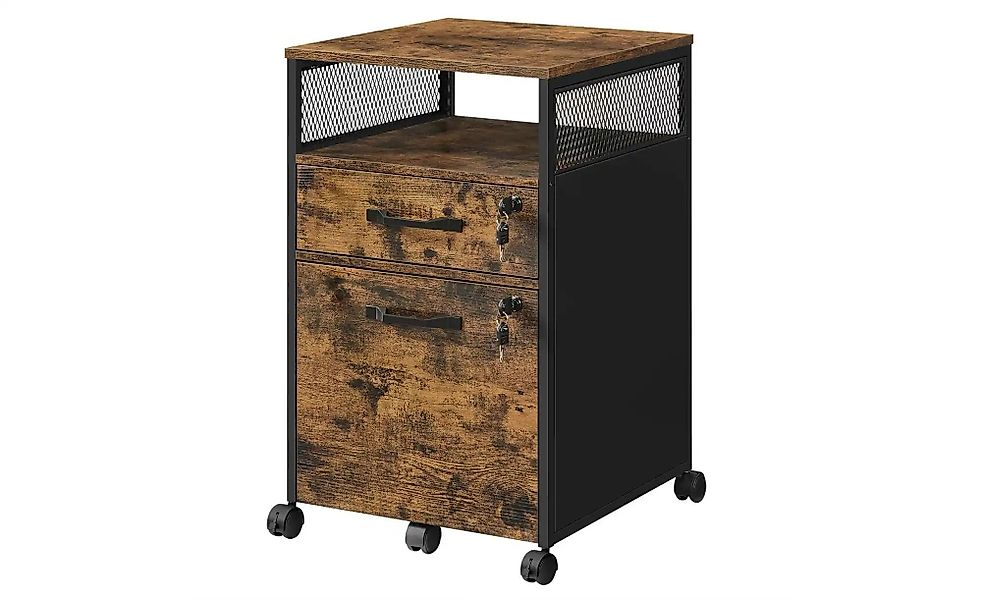 Rollcontainer   ¦ braun ¦ Maße (cm): B: 42 H: 69 Schränke > Container - Höf günstig online kaufen