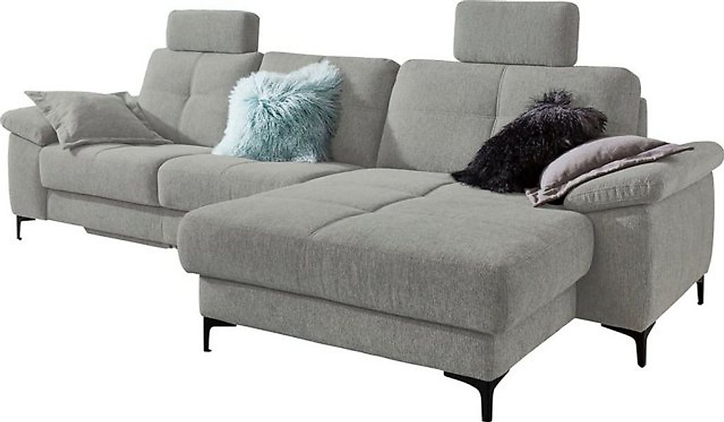 3C Carina Ecksofa Burnaby L-Form, 2 Kopfstützen, optional mit Schlaf- und m günstig online kaufen
