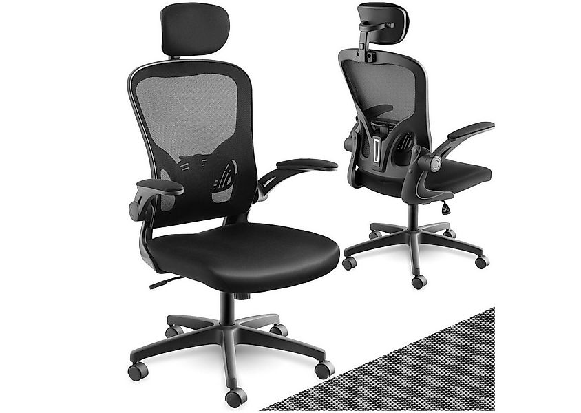 tectake Drehstuhl Bürostuhl (Set, 1 St), Ergonomische Rückenlehne mit indiv günstig online kaufen