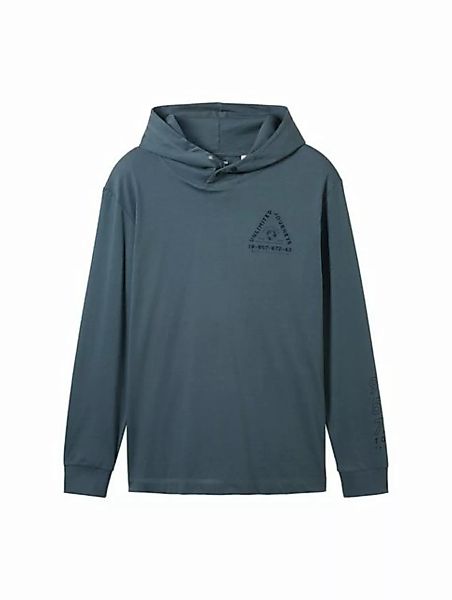 TOM TAILOR T-Shirt Langarmshirt mit Kapuze günstig online kaufen