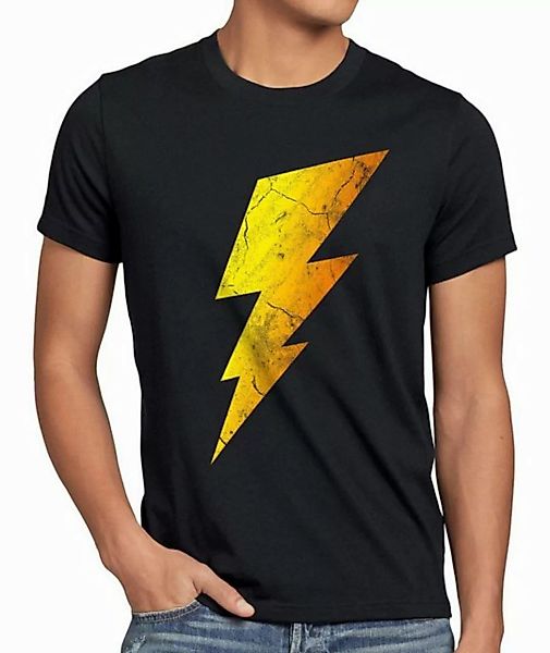 style3 T-Shirt Sheldon Lightning Bolt Blitz flash Comic the big bang theory günstig online kaufen