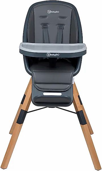 BabyGo Hochstuhl »Carou, grau«, Sitz um 360Â° drehbar günstig online kaufen