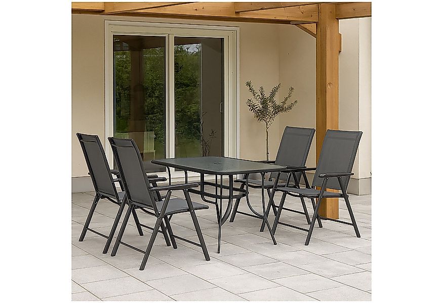 HTI-Living Gartenstuhl 4er Set moderner Gartenstühle (Set, 4 St), Klappstüh günstig online kaufen