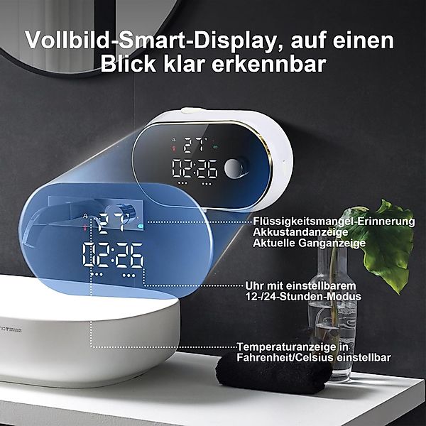 Senmudi Seifenspender Automatischer Seifenspender Wandmontage, USB günstig online kaufen