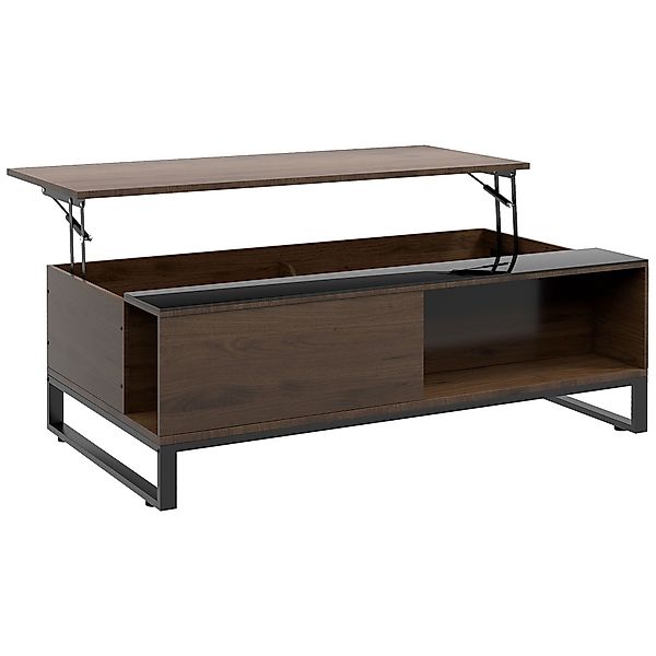 HOMCOM Couchtisch Sofatisch mit Hebefunktion, Stauraum günstig online kaufen