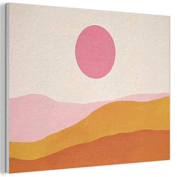 MuchoWow Gemälde Sonne - Hügel - günstig online kaufen