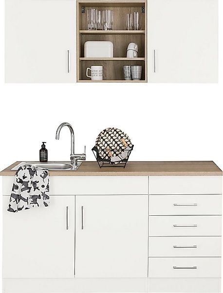 KOCHSTATION Pantryküche KS-Mali, Breite 150 cm, wahlweise mit E-Geräten günstig online kaufen