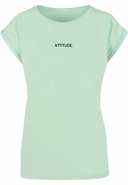 Merchcode T-Shirt "Merchcode Damen Ladies Attitude Extended Shoulder Tee" 1 günstig online kaufen