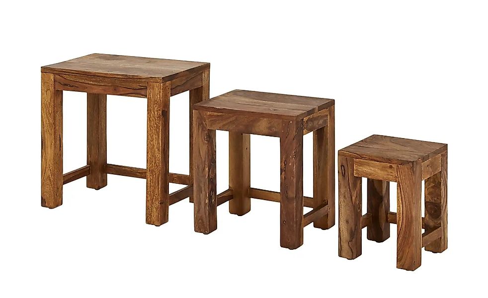 Express for you Beistelltisch  3er-Set  Amarillo ¦ holzfarben ¦ Maße (cm): günstig online kaufen