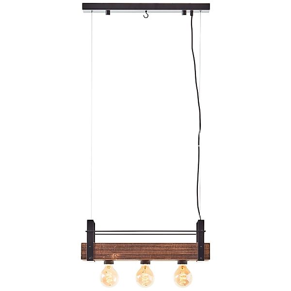 Brilliant Pendelleuchte »Bankwood«, 3 flammig, Leuchtmittel E27   ohne Leuc günstig online kaufen