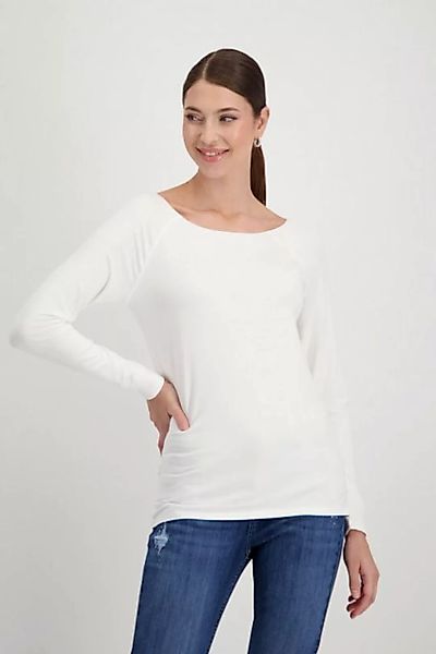 Monari Langarmshirt Pullover, off-white günstig online kaufen